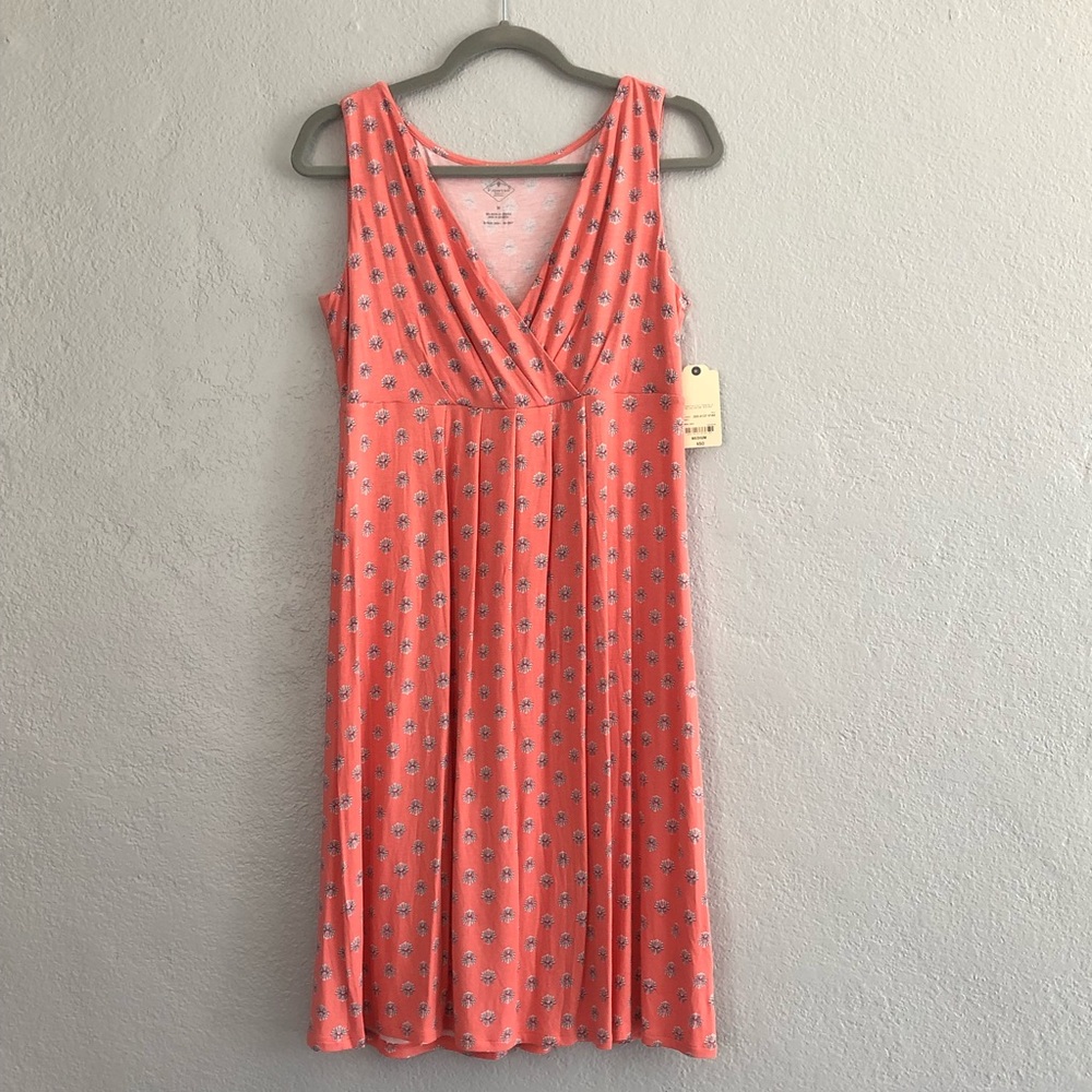 JCP St. John’s Bay Coral Geo Dress